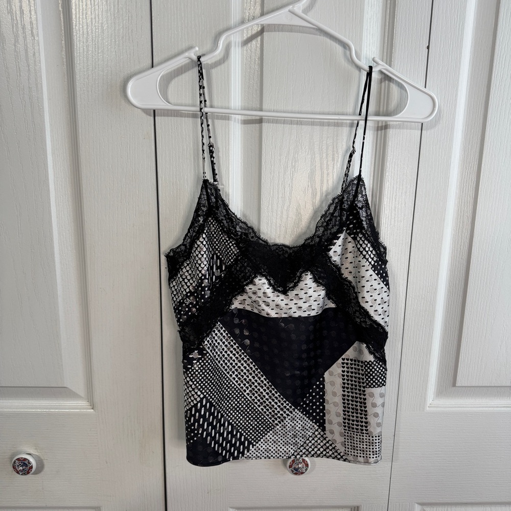 Victoria’s Secret lace patchwork‎ cami size medium - Picture 2 of 6